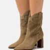 Anna Field LEATHER - Cowboy-/Bikerstiefelette - Khaki 2 Anna Field LEATHER - Cowboy-/Bikerstiefelette - Khaki -Chic Fusion Verkauf fd1e3dab32264f76bbbf65e0fba105fd